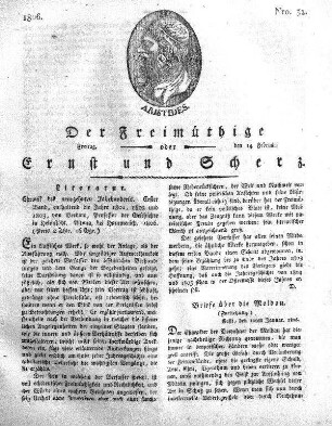 Nro. 32, Freitag den 14. Februar 1806