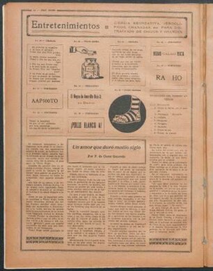 Entretenimientos : Ciencia recreativa, jeroglíficos, charadas, etc. para distracción de chicos y grandes