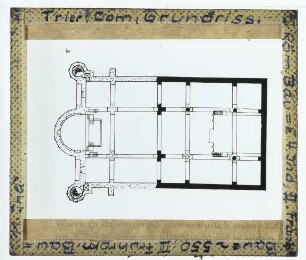 Trier, Dom : Grundriss