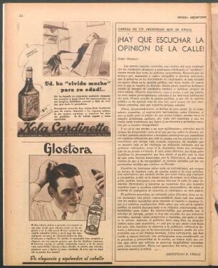 ¡Hay que escuchar la opinión de la calle! : Cartas de un argentino que se enoja