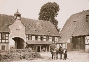 Raßlitz, Hof Müller, Innenhof