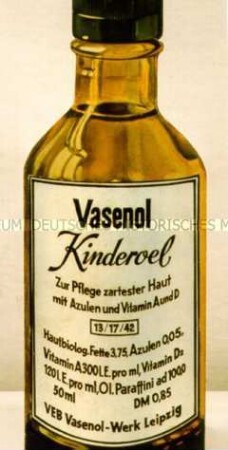 Werbeaufsteller "Vasenol Kinderöl"