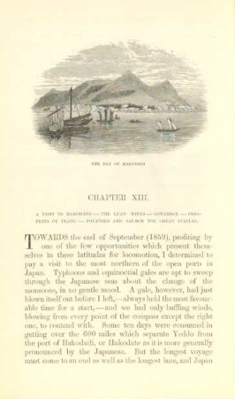 Chapter XIII. A visit to Hakodani - The lead mines ...
