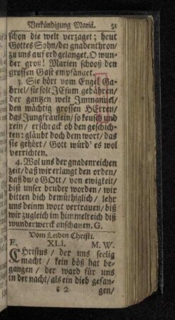 Vom Leiden Christi.