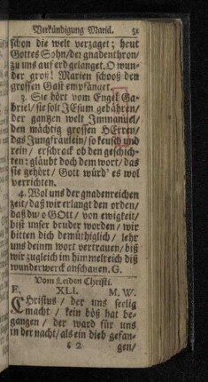 Vom Leiden Christi.