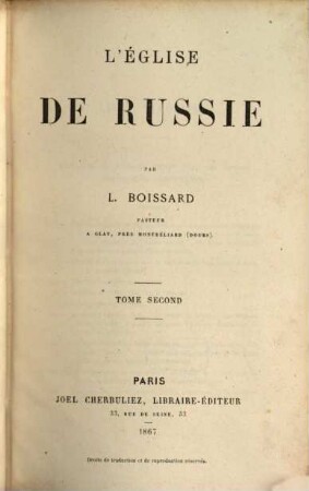 L' église de Russie, 2