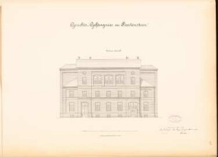 Gerichtsgefängnis, Bartenstein: Vorderansicht