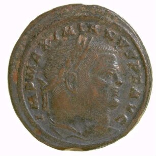 Münze, Follis, 302 - 303