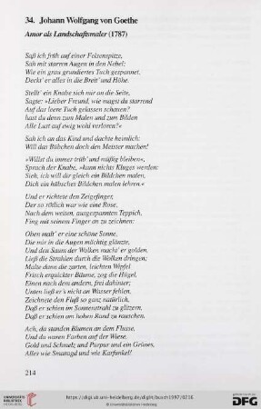 34. Johann Wolfgang von Goethe