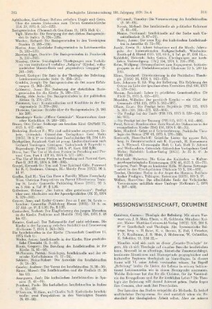316-318 [Rezension] Gutiérrez, Gustavo, Theologie der Befreiung