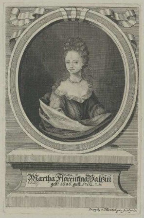 Bildnis der Martha Florentina Bahzin