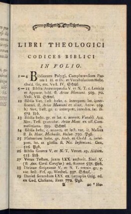 Codices Biblici