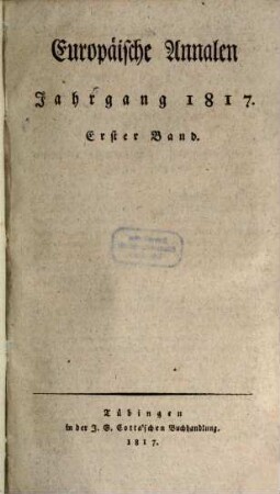 Europäische Annalen. 1817, 1
