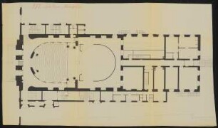 Königliches Schauspielhaus, Potsdam: Grundriss 1:100