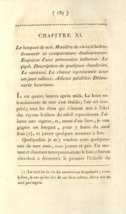 Chapitre XI. Les bosquet de suri ...