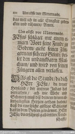 Um eilffe vor Mitternacht