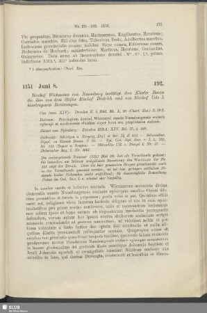 192. 1151, Juni 8