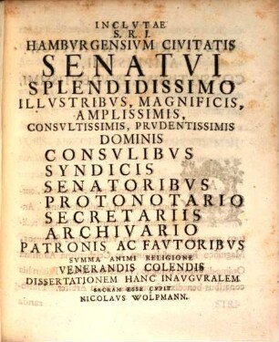 Dissertatio Inavgvralis Ivridica De Vera Indole Testamenti Conivgvm Reciproci Secvndvm Ivra Germanica Et Speciatim Secvndvm Statvta Hambvrgensia