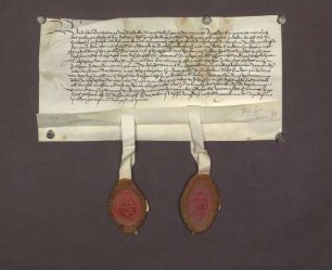 Bartholomaeus von Nidecken, Vikar und Subprior, und der Konvent des Predigerklosters zu Heidelberg quittieren über eine Abschlagszahlung von 150 Gulden von den von Pfalzgräfin Margarethe ihrem Kloster gestifteten 1.000 Gulden.