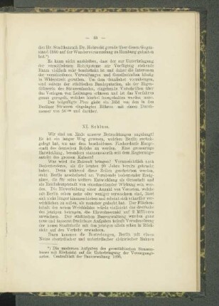 XI. Schluss.