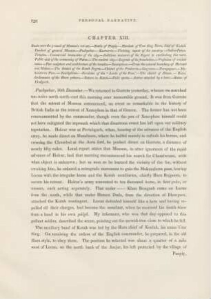 Chapter XIII. Route over the ground of Monson's retreat. - ...