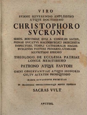 Vindicias verae et realis corporis et sanguinis Christi in sacra coena praesentiae ab oppugnationibus Benjaminis Hoadly
