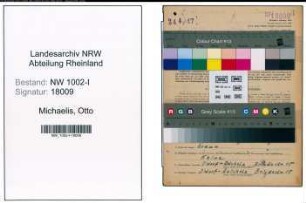 Entnazifizierung Otto Michaelis, geb. 21.05.1897 (Fabrikant)