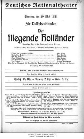 Der fliegende Holländer