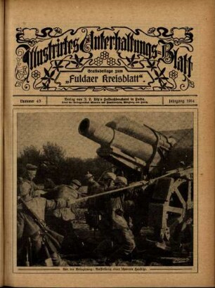 Ausgabe vom Sonntag, den 25. Oktober 1914.