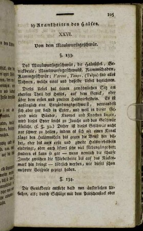 b.) Krankheiten des Halses.