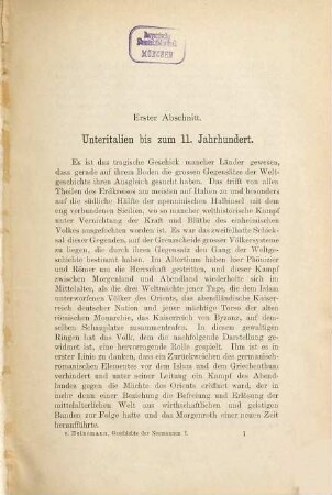 Geschichte der Normannen in Unteritalien und Sicilien bis zum Aussterben des normannischen Königshauses, 1