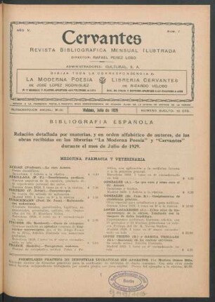Bibliografía española