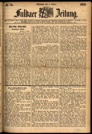Ausgabe vom Mittwoch, den 04. April 1883.