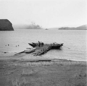 Sibirien. Fähre am Baikalsee