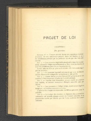 Projet de loi
