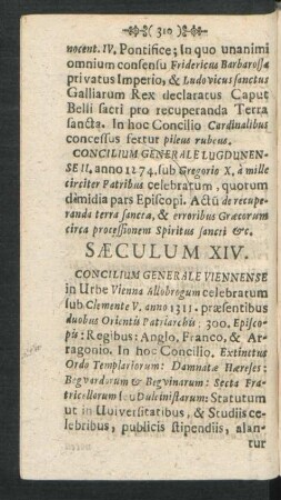 Saeculum XIV.
