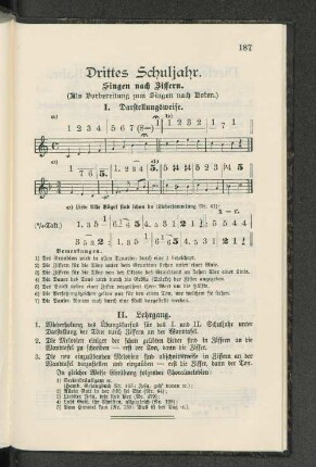 Drittes Schuljahr.