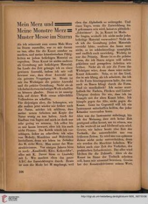 Mein Merz und meine Monstre Merz Muster Messe im Sturm