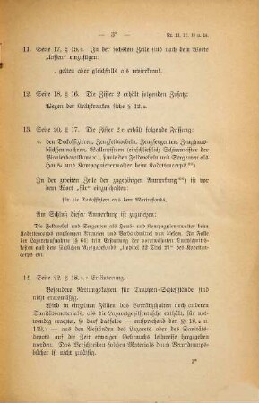Friedens-Sanitäts-Ordnung für das Königlich Bayerische Heer (F.S.O.) : (Nach der Königlich Preussischen Friedens-Sanitäts-Ordnung), Nachtrag I = 157a
