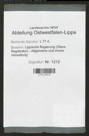 Die Marktordnung des neuen Kornmarktes zu Lippstadt
