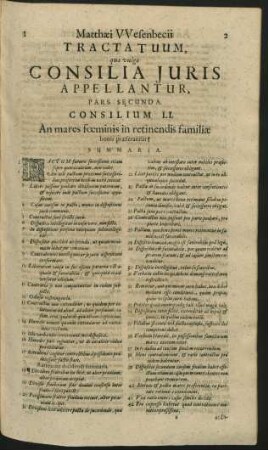 Consilium LI. - LX.