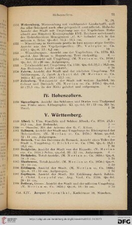 V. Württemberg (Nr.1359-1469)