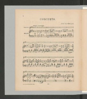 Concerto. [Piano]