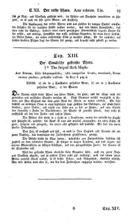 Cap. XIII. Der canadische gestreifte Ahorn. Acer striatum. Lin.