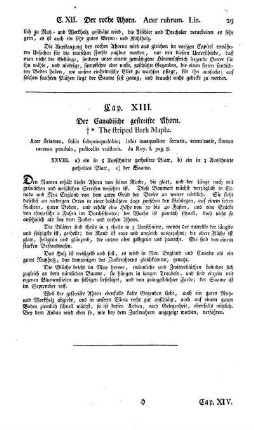 Cap. XIII. Der canadische gestreifte Ahorn. Acer striatum. Lin.