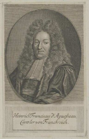 Bildnis des Heinrich Franciscus d'Aguesseau