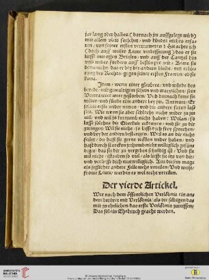 Der vierde Artickel