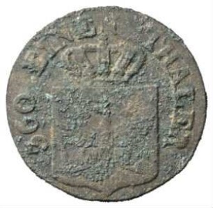 Fundmünze, Pfennig, 1828