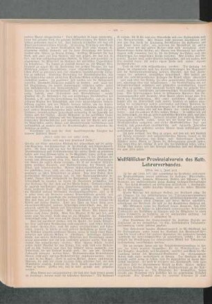 Westfälischer Provinzialverein des Kath. Lehrerverbandes