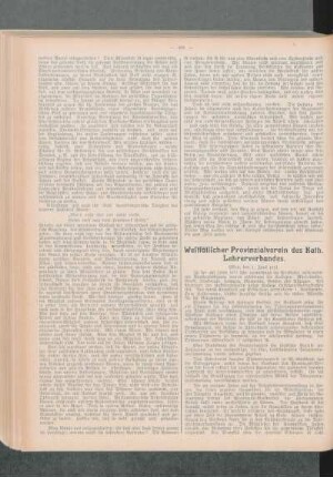 Westfälischer Provinzialverein des Kath. Lehrerverbandes
